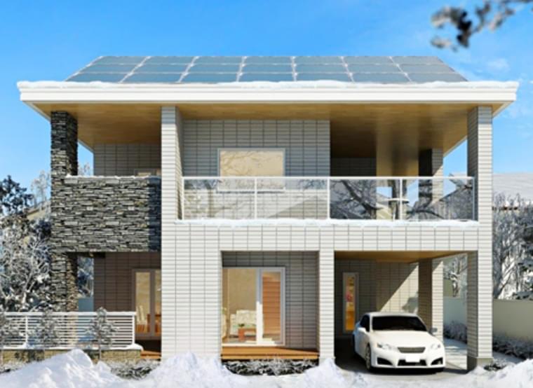 土屋ホームの太陽光パネル設置事例1