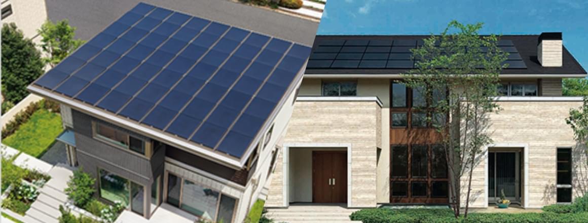 住宅の太陽光パネル